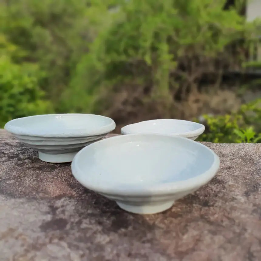Bosan Pottery - Bone White Porcelain Noodle Bowl - Bosan Pottery - Home & Living, Accessories - Harumio