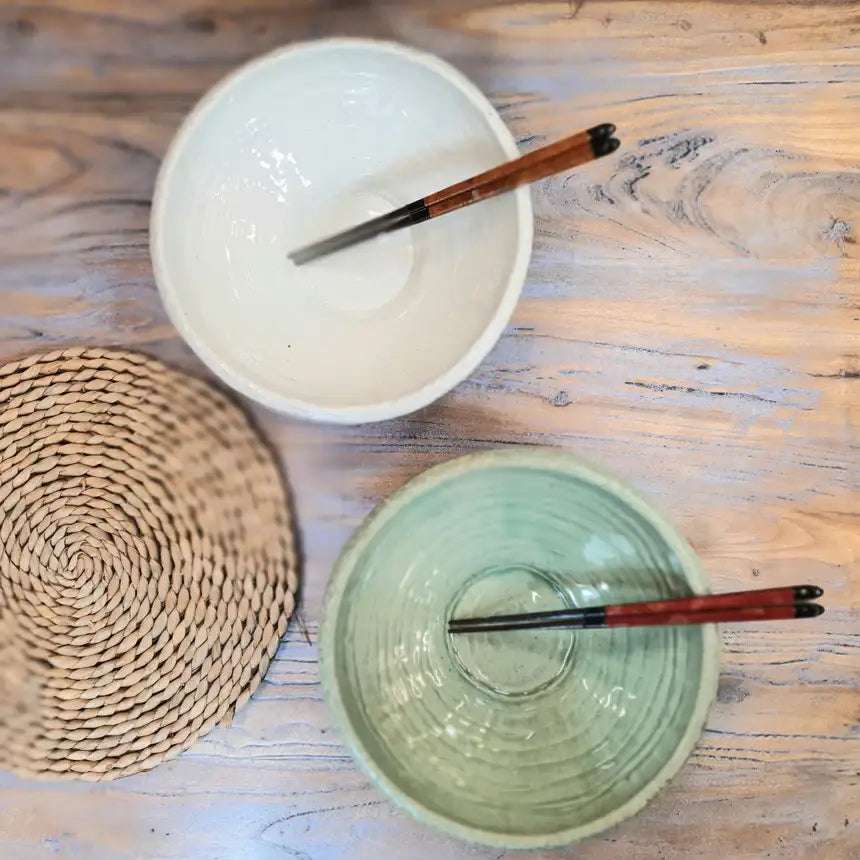 Bosan Pottery - Bone White Porcelain Noodle Bowl - Bosan Pottery - Home & Living, Accessories - Harumio