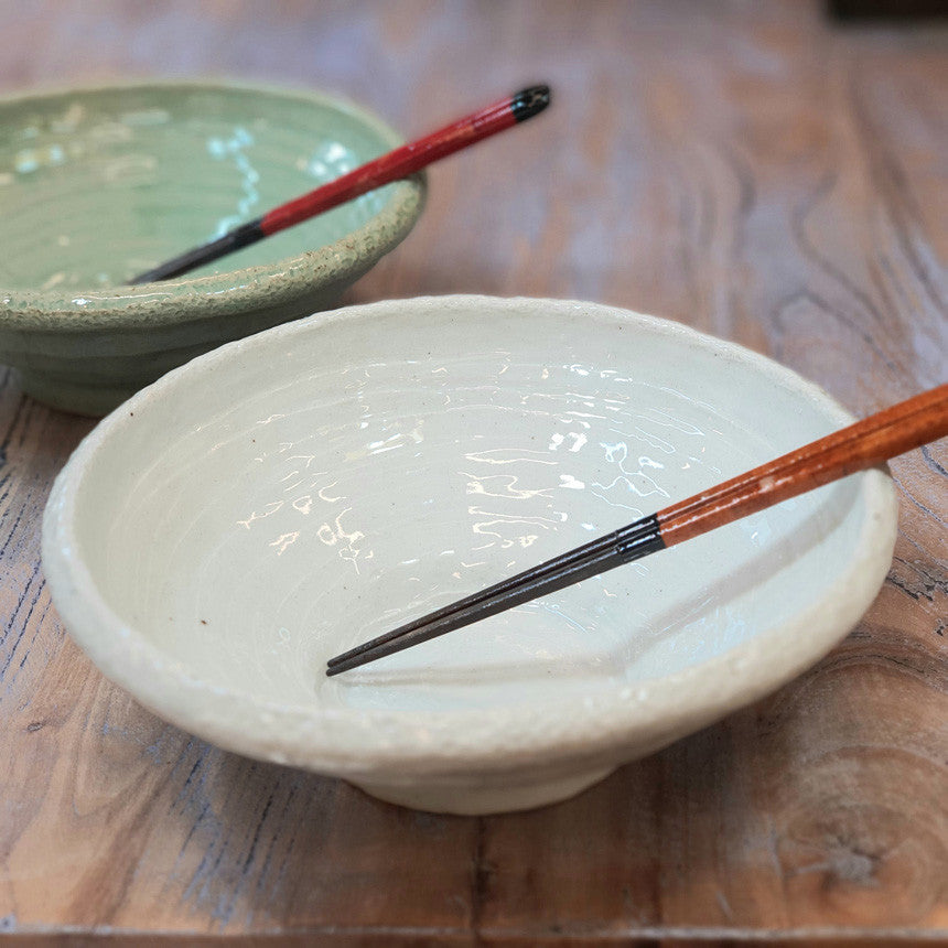 Bosan Pottery - Bone White Porcelain Noodle Bowl