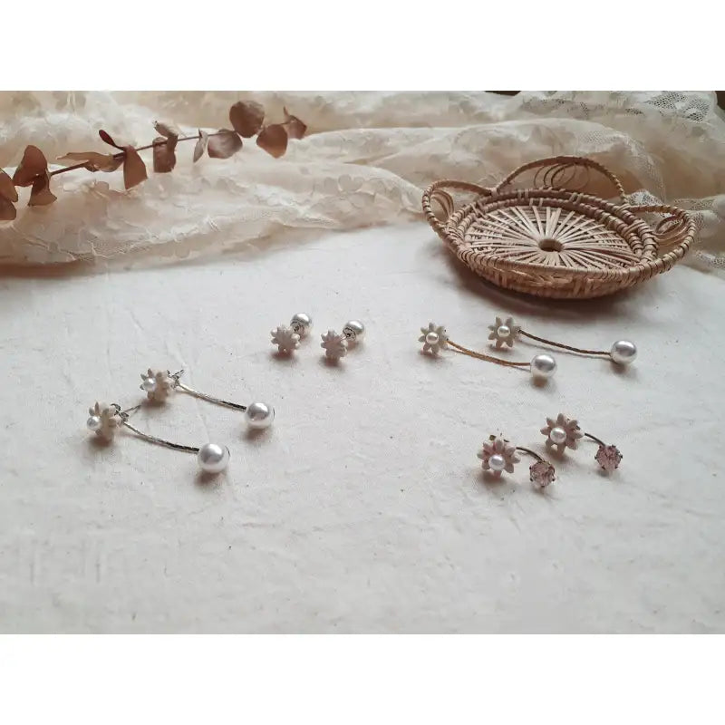 OSON - Handmade Flower Earrings - OSON - Accessories - Harumio