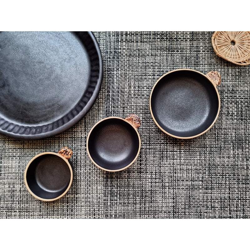 OSON - Black Stone Handle Tableware - OSON - Tableware - Harumio
