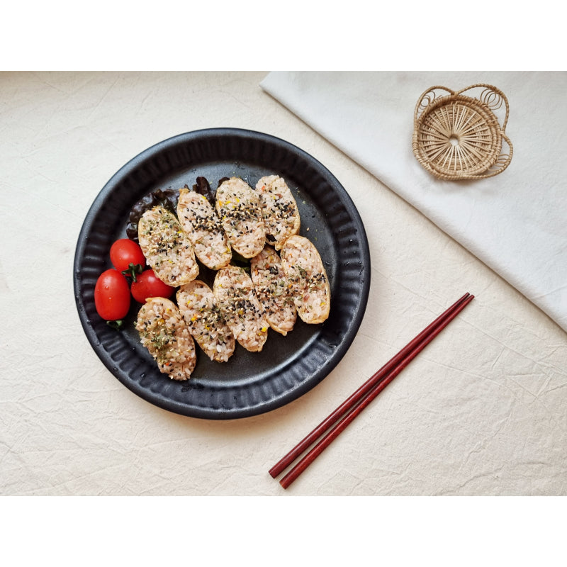 OSON - Black Semi-Gloss Round Plate