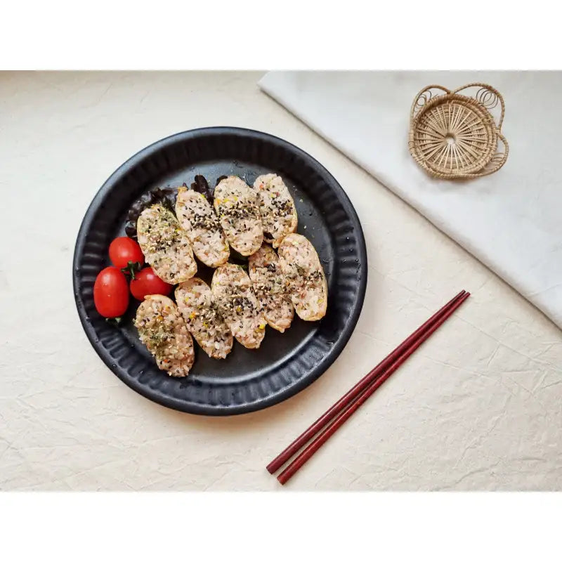 OSON - Black Semi-Gloss Round Plate - OSON - Tableware - Harumio