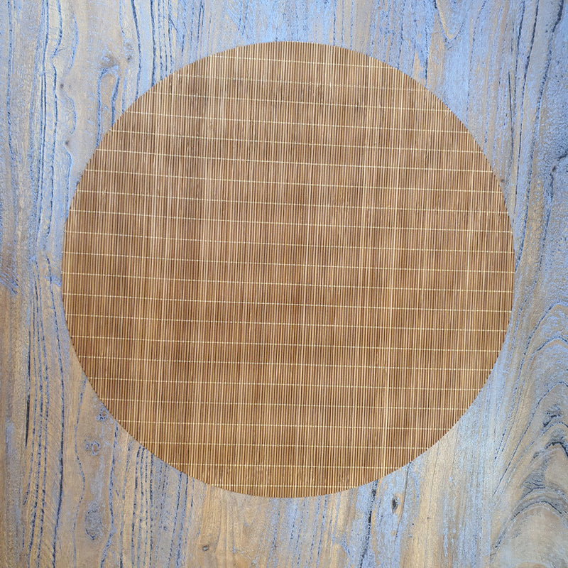 Bosan Pottery - Bamboo Round Tea Mat