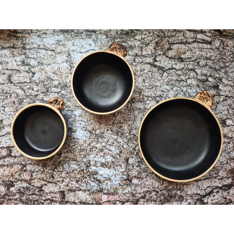 OSON - Black Stone Handle Tableware