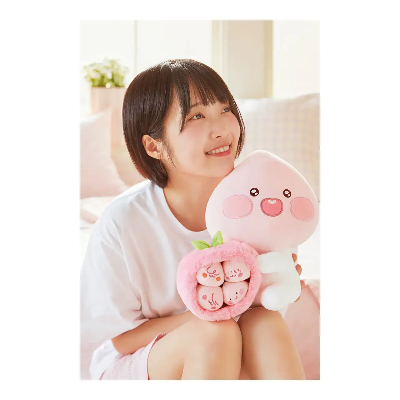 Kakao Friends - PeachFiv LuvPeach & Peaches Plush Doll - Kakao Friends - Home & Living, Accessories - Harumio