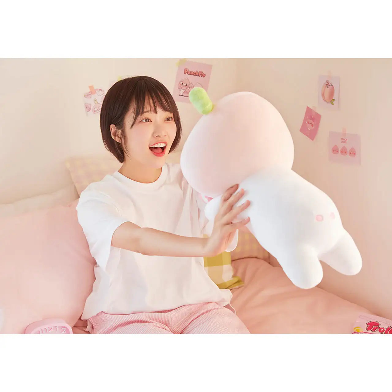Kakao Friends - PeachFiv LuvPeach Body Pillow - Kakao Friends - Home & Living, Accessories - Harumio