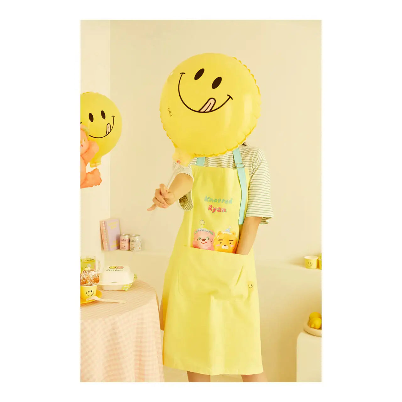 Kakao Friends x Knotted Ryan - Ryan Apron - Kakao Friends x Knotted Ryan - Home & Living, Accessories - Harumio