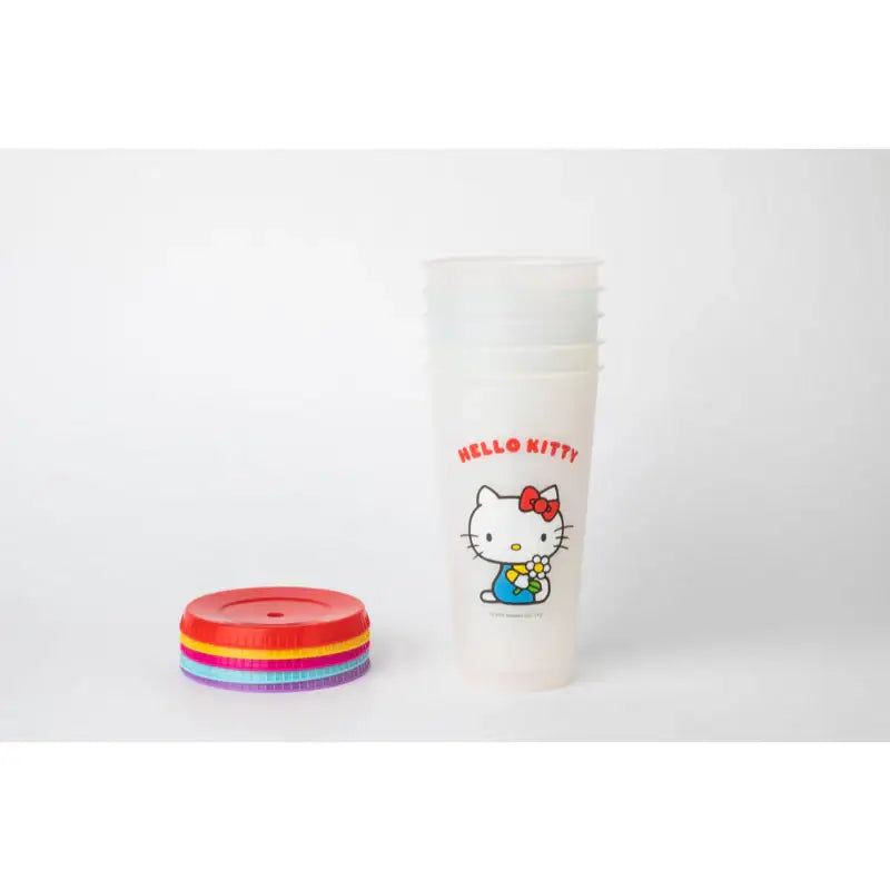 Sanrio x 10x10 - Hello Kitty Reusable Cold Cup Set - Sanrio x 10x10 - Tableware - Harumio