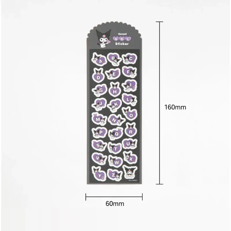 Sanrio x 10x10 - Alphabet Sticker - Sanrio - Stickers - Harumio
