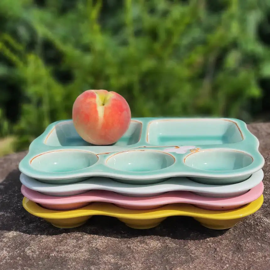 Bosan Pottery - Rhododendron Porcelain Sharing Plate - Bosan Pottery - Home & Living, Accessories - Harumio