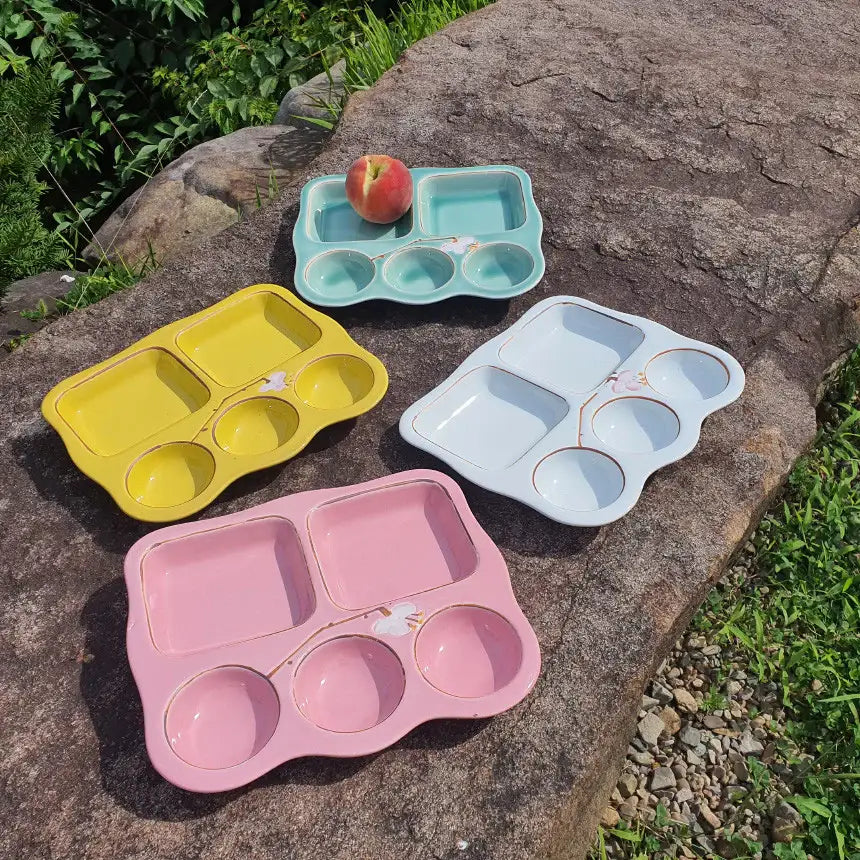 Bosan Pottery - Rhododendron Porcelain Sharing Plate - Bosan Pottery - Home & Living, Accessories - Harumio