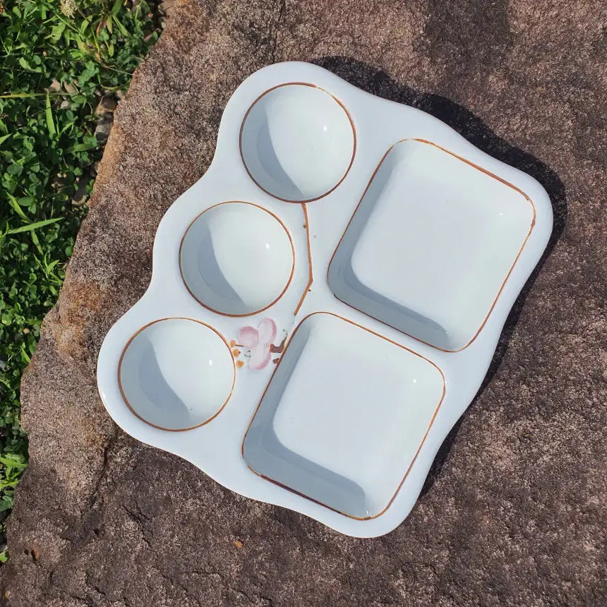 Bosan Pottery - Rhododendron Porcelain Sharing Plate - Bosan Pottery - Home & Living, Accessories - Harumio