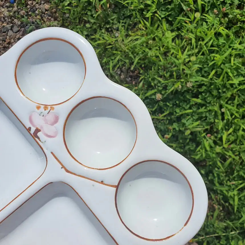 Bosan Pottery - Rhododendron Porcelain Sharing Plate - Bosan Pottery - Home & Living, Accessories - Harumio