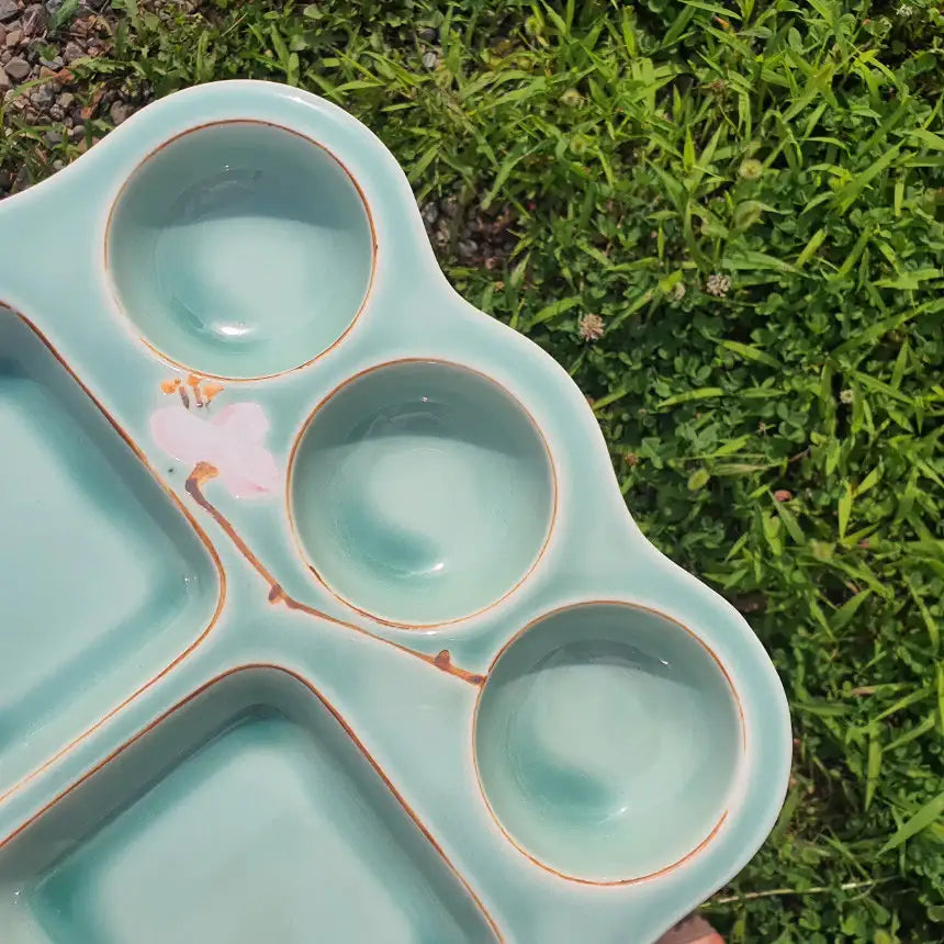Bosan Pottery - Rhododendron Porcelain Sharing Plate - Bosan Pottery - Home & Living, Accessories - Harumio