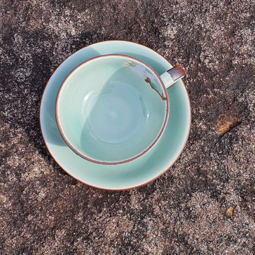 Bosan Pottery - Azalea Handmade Porcelain Tea Cup Set - Bosan Pottery - Home & Living, Accessories - Harumio