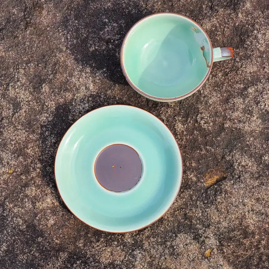 Bosan Pottery - Azalea Handmade Porcelain Tea Cup Set - Bosan Pottery - Home & Living, Accessories - Harumio