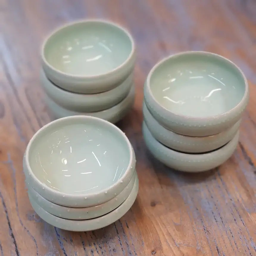 Bosan Pottery - Traditional Celadon Side Dish Bowl - Bosan Pottery - Home & Living, Accessories - Harumio