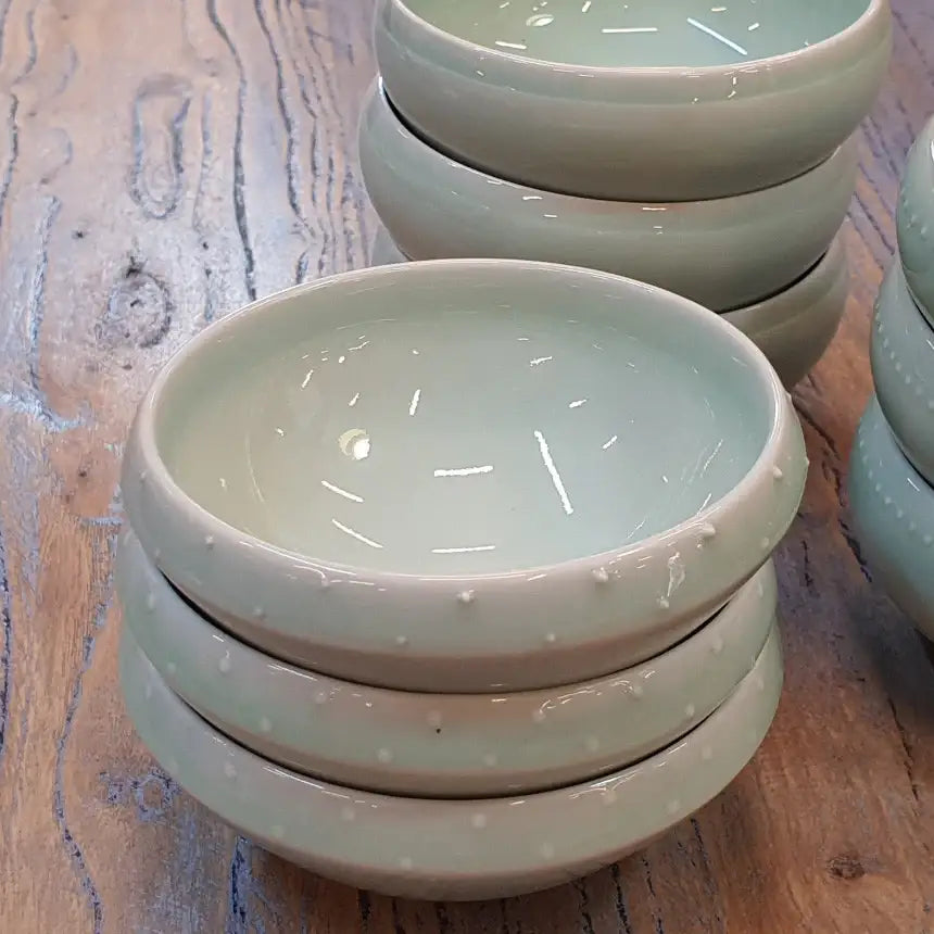 Bosan Pottery - Traditional Celadon Side Dish Bowl - Bosan Pottery - Home & Living, Accessories - Harumio