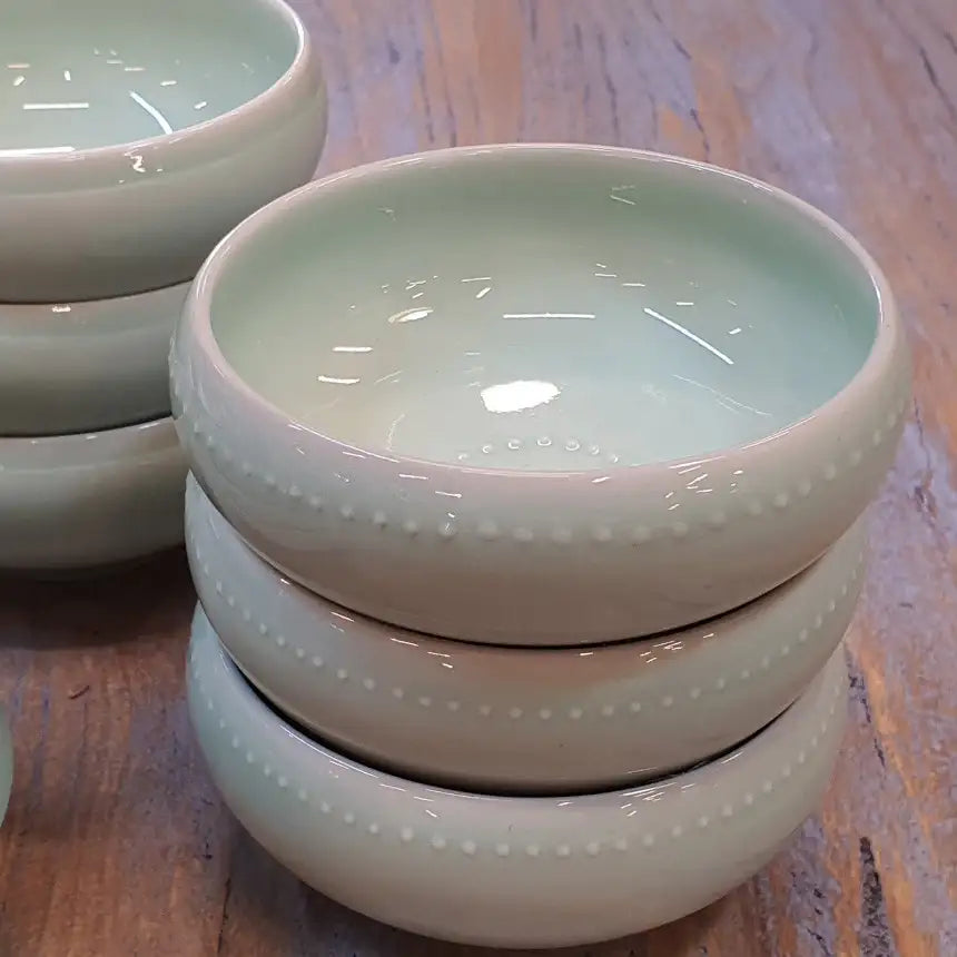 Bosan Pottery - Traditional Celadon Side Dish Bowl - Bosan Pottery - Home & Living, Accessories - Harumio