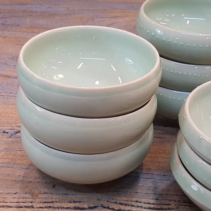 Bosan Pottery - Traditional Celadon Side Dish Bowl - Bosan Pottery - Home & Living, Accessories - Harumio