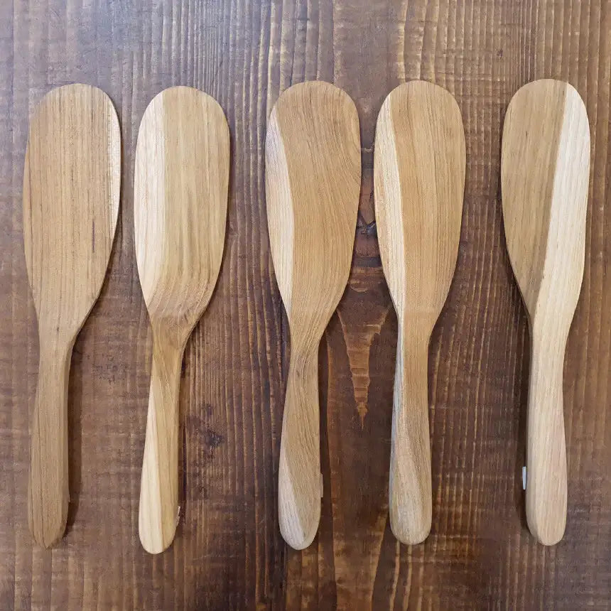 Bosan Pottery - Teak Wood Oval Spatula - Bosan Pottery - Home & Living, Accessories - Harumio