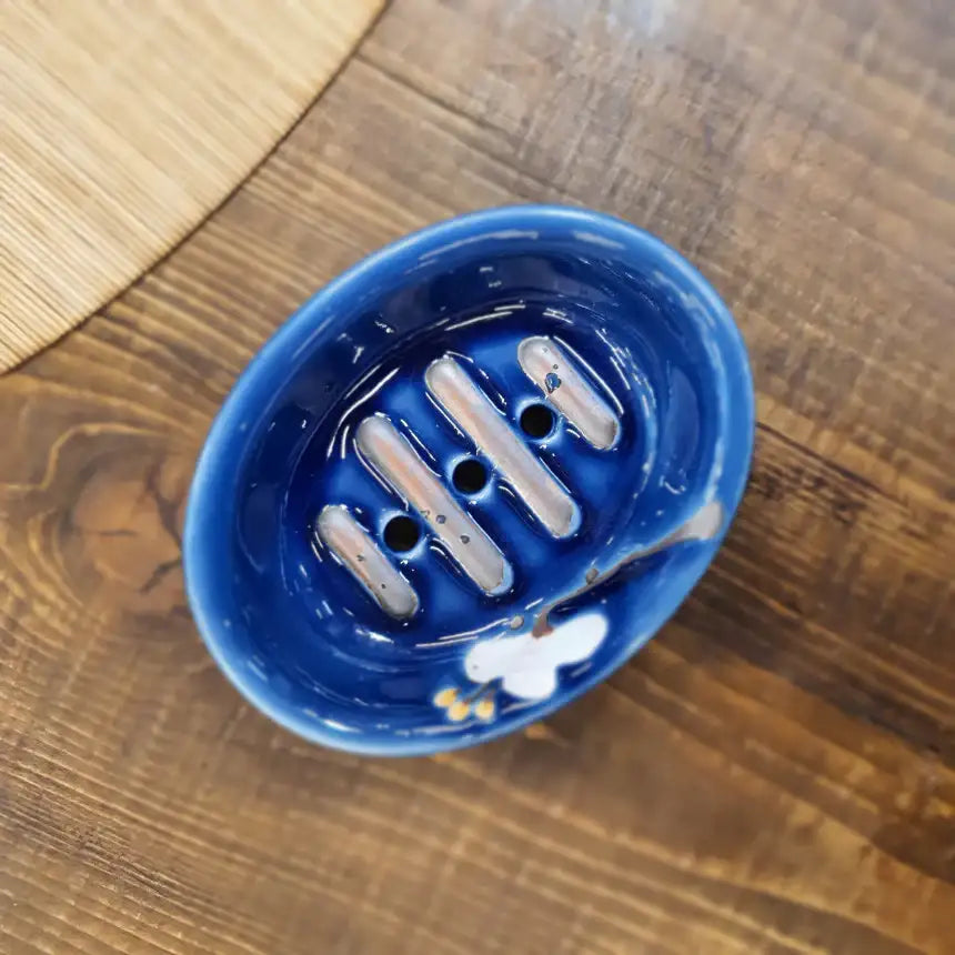 Bosan Pottery - Azalea Handmade Porcelain Soap Tray - Bosan Pottery - Home & Living, Accessories - Harumio