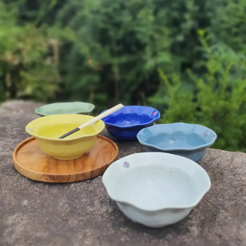 Bosan Pottery - Plum Blossom Porcelain Udon Bowl - Bosan Pottery - Home & Living, Accessories - Harumio