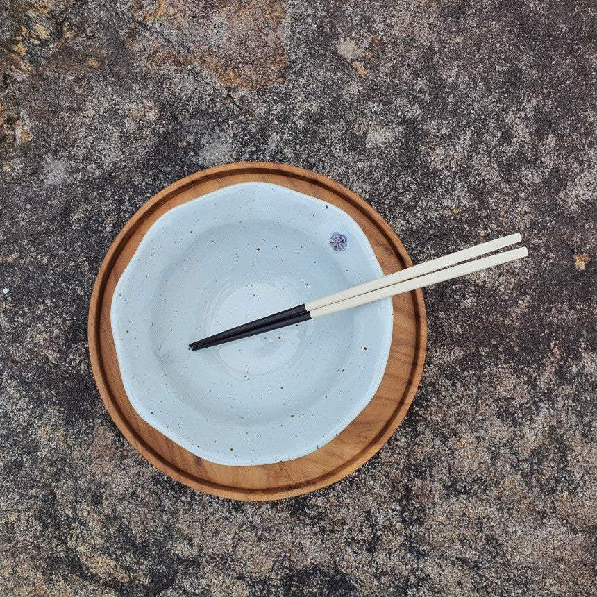 Bosan Pottery - Plum Blossom Porcelain Udon Bowl - Bosan Pottery - Home & Living, Accessories - Harumio