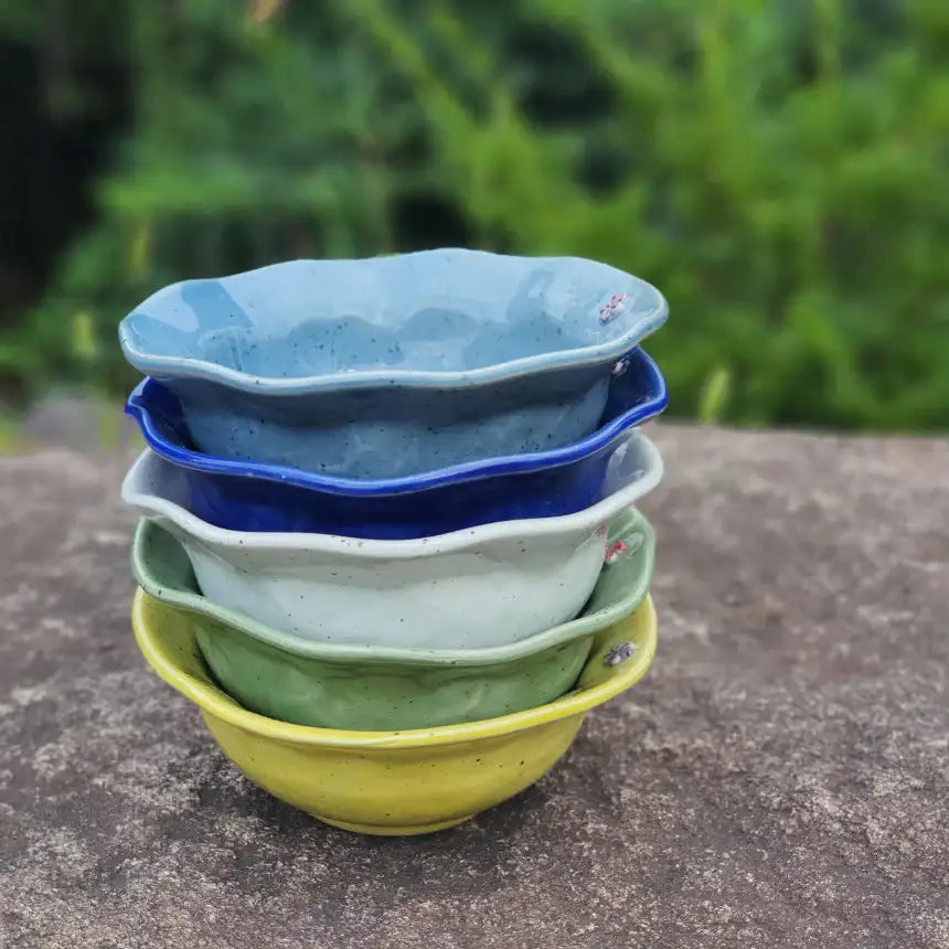 Bosan Pottery - Plum Blossom Porcelain Udon Bowl - Bosan Pottery - Home & Living, Accessories - Harumio