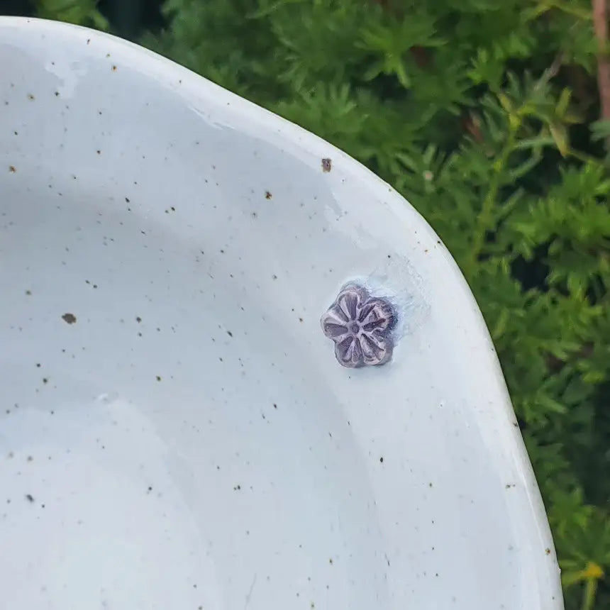 Bosan Pottery - Plum Blossom Porcelain Udon Bowl - Bosan Pottery - Home & Living, Accessories - Harumio