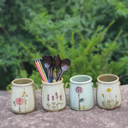 Bosan Pottery - Flowers Porcelain Cutlery Holder - Bosan Pottery - Home & Living, Accessories - Harumio