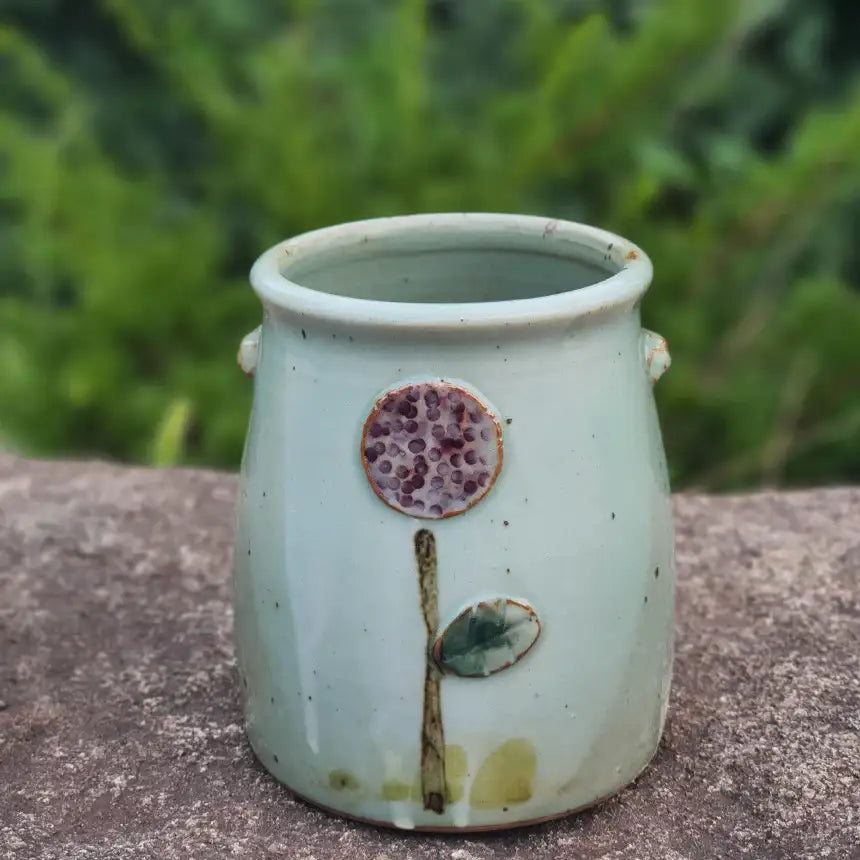 Bosan Pottery - Flowers Porcelain Cutlery Holder - Bosan Pottery - Home & Living, Accessories - Harumio