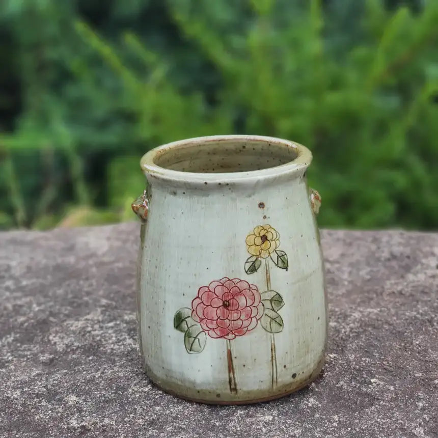 Bosan Pottery - Flowers Porcelain Cutlery Holder - Bosan Pottery - Home & Living, Accessories - Harumio