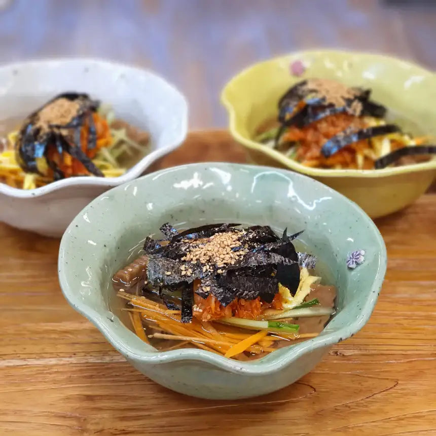 Bosan Pottery - Plum Blossom Porcelain Udon Bowl - Bosan Pottery - Home & Living, Accessories - Harumio