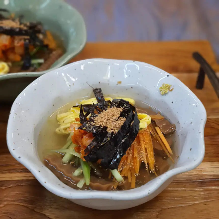 Bosan Pottery - Plum Blossom Porcelain Udon Bowl - Bosan Pottery - Home & Living, Accessories - Harumio