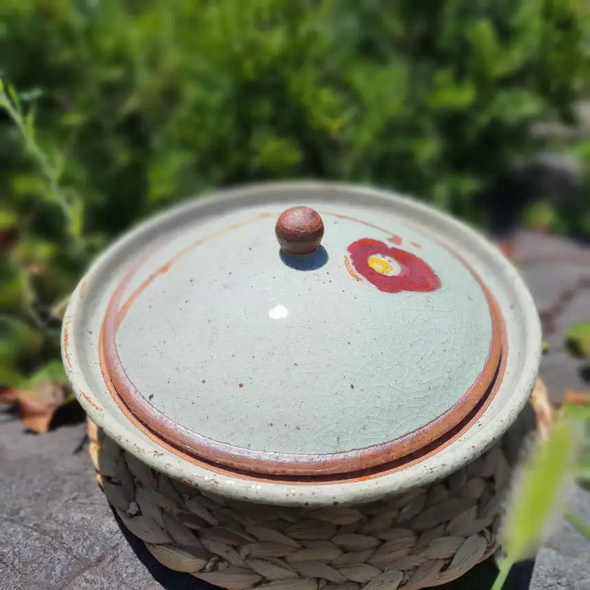 Bosan Pottery - Azalea Handmade Porcelain Steaming Bowl with Lid - Bosan Pottery - Home & Living, Accessories - Harumio
