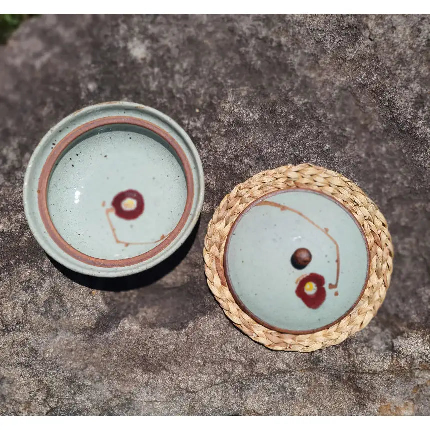 Bosan Pottery - Azalea Handmade Porcelain Steaming Bowl with Lid - Bosan Pottery - Home & Living, Accessories - Harumio