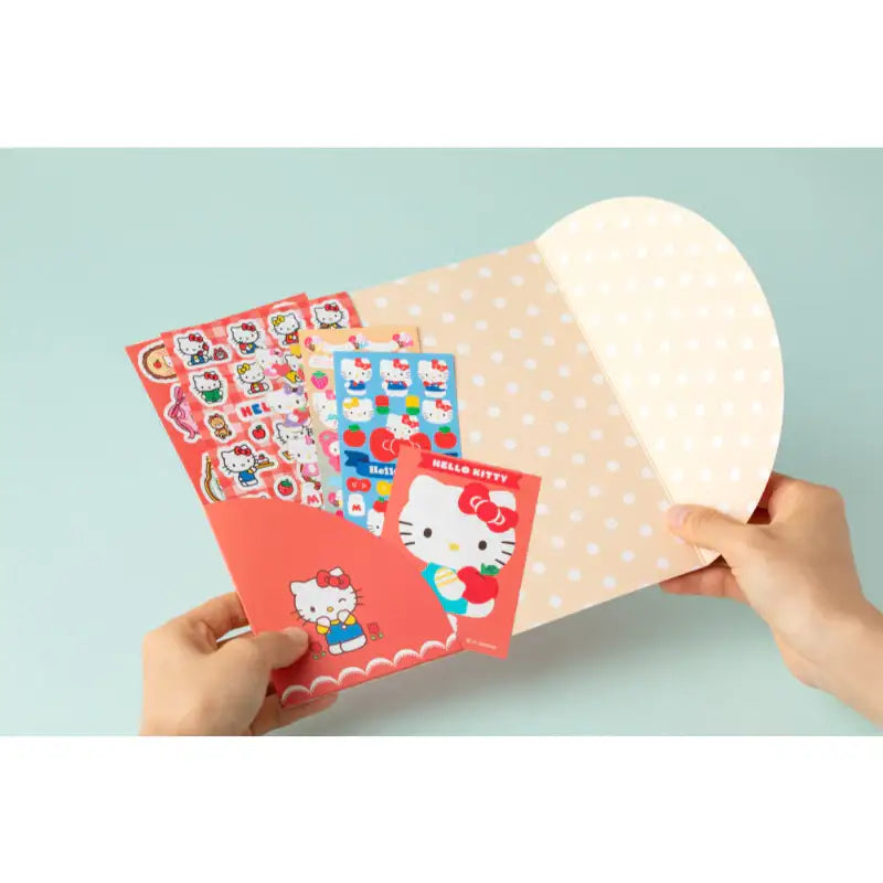 Sanrio x 10x10 - Sanrio Paper File and Sticker Pack - Sanrio - Stationary - Harumio