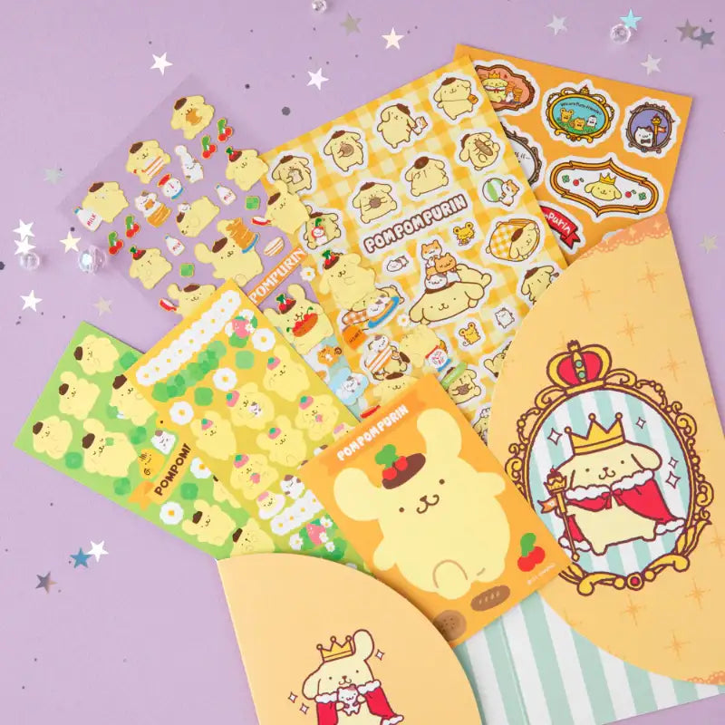 Sanrio x 10x10 - Sanrio Paper File and Sticker Pack - Sanrio - Stationary - Harumio