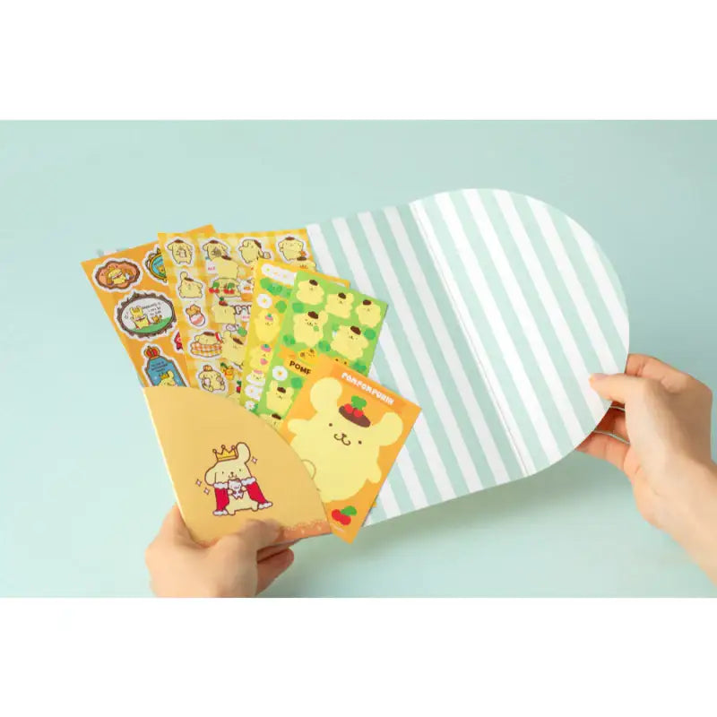 Sanrio x 10x10 - Sanrio Paper File and Sticker Pack - Sanrio - Stationary - Harumio