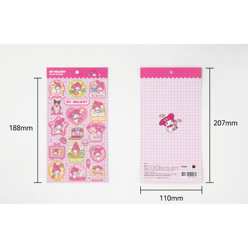Sanrio x 10x10 - Badge Sticker