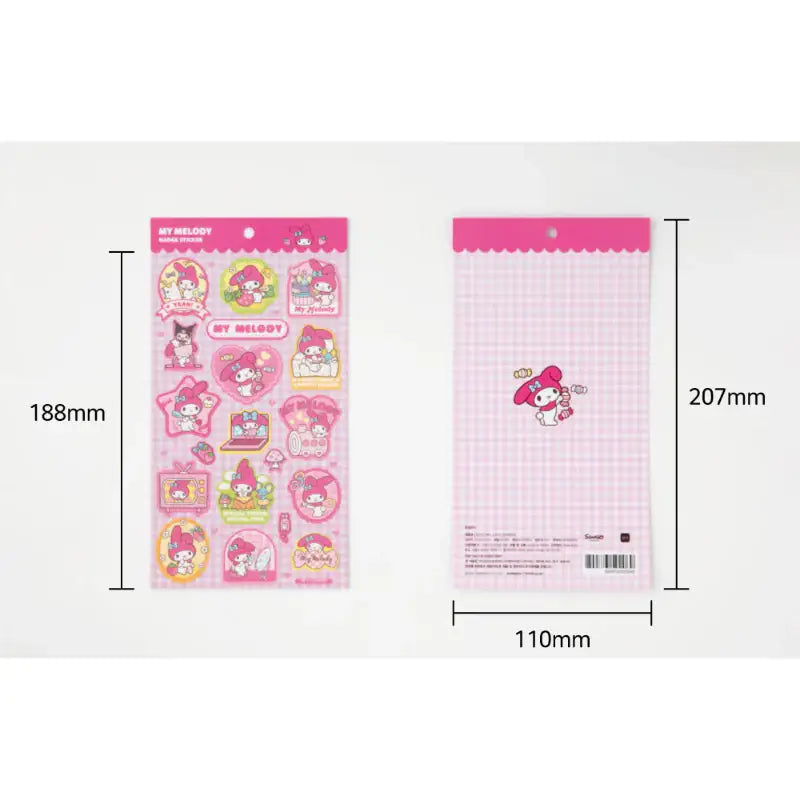 Sanrio x 10x10 - Badge Sticker - Sanrio - Stickers - Harumio