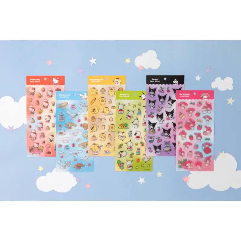 Sanrio x 10x10 - Shiny Epoxy Sticker - Sanrio - Stationary - Harumio