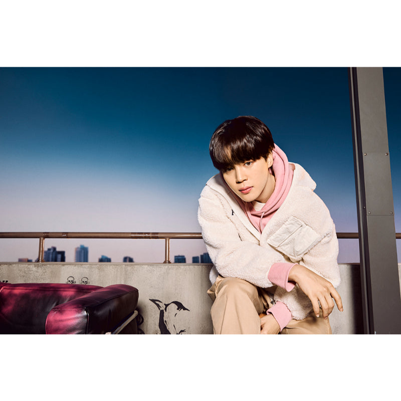 FILA x BTS - Create Your Winter - Popcorn Boa Hooded Jacket