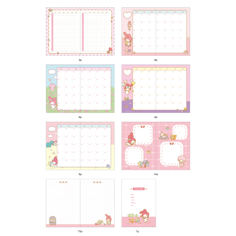 Sanrio x 10x10 - Sanrio Character Diary