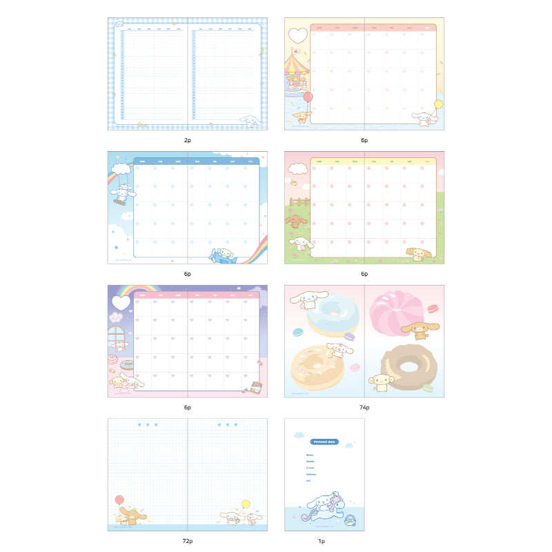 Sanrio x 10x10 - Sanrio Character Diary