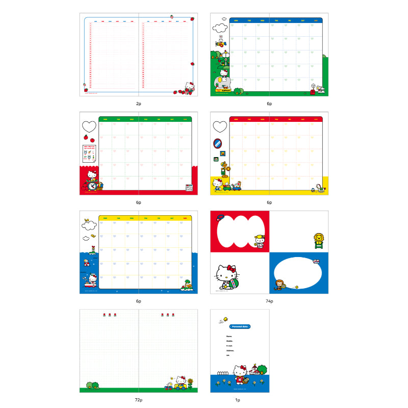 Sanrio x 10x10 - Sanrio Character Diary