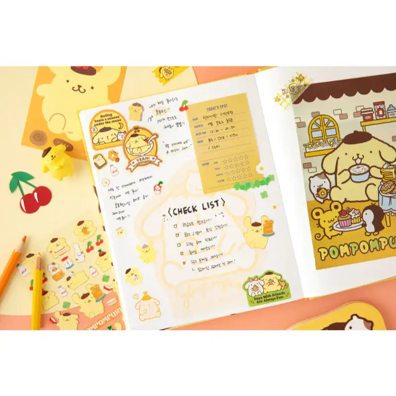 Sanrio x 10x10 - Diary and Pouch Set - Sanrio - Stationary - Harumio