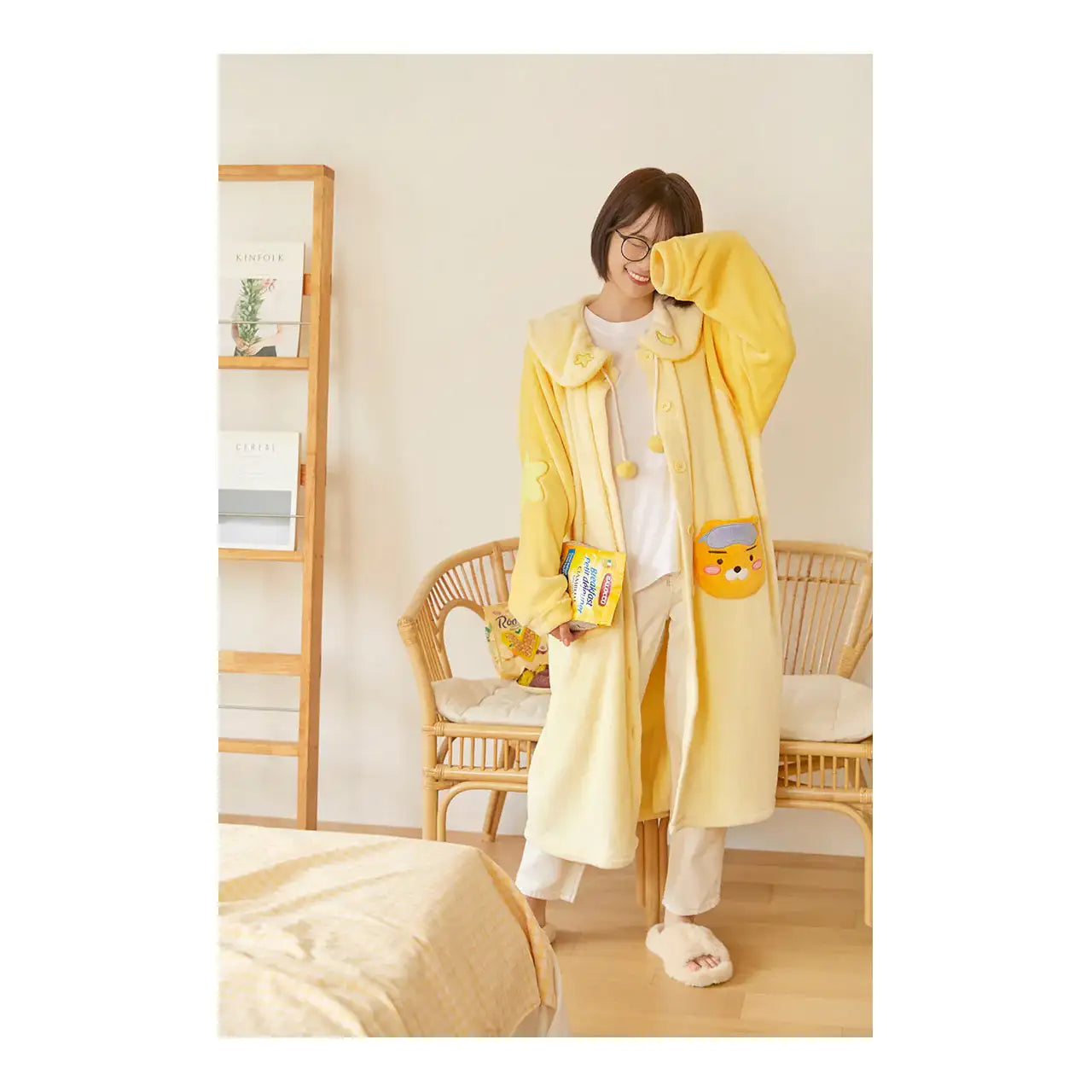 Kakao Friends - Ryan & Choonsik Dress Coat Pajamas - Kakao Friends - Clothing - Harumio